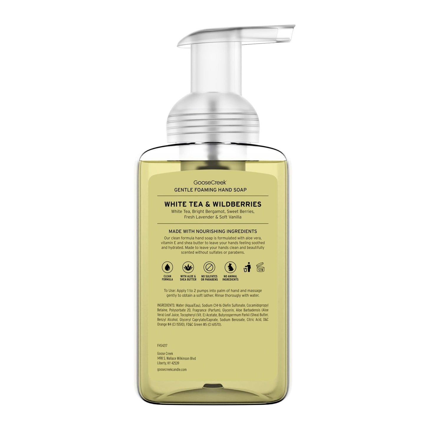 White Tea & Wildberries Lush Foaming Hand Soap