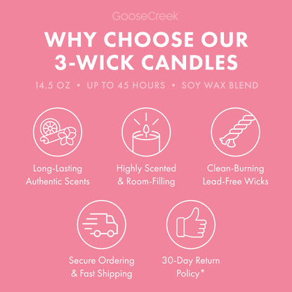 Bake Shop Pastries 3-Wick Candle