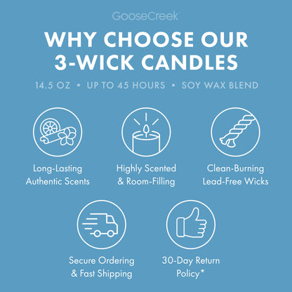 Blueberry Pancakes 3-Wick Candle