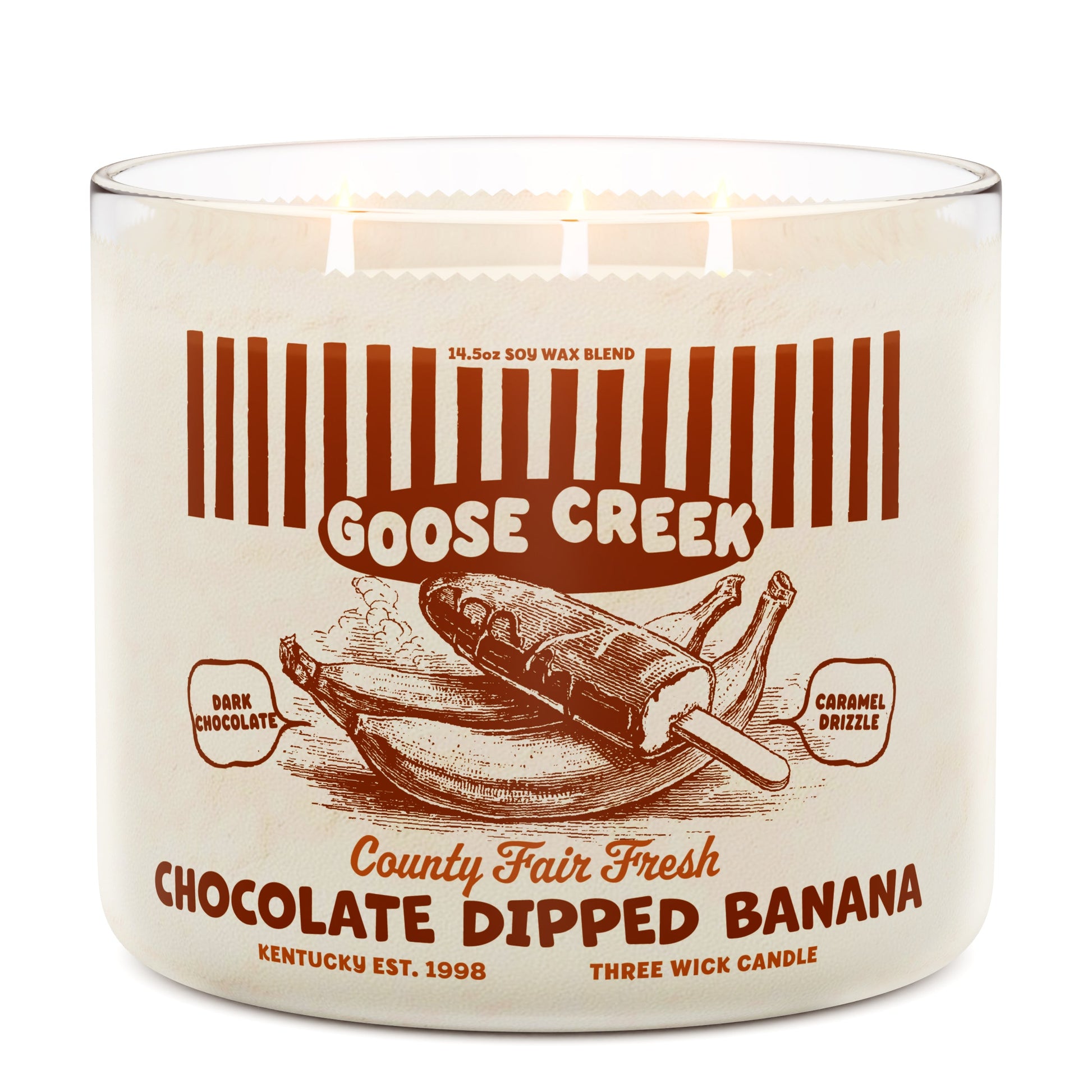 Chocolate Dipped Banana 3-Wick Candle
