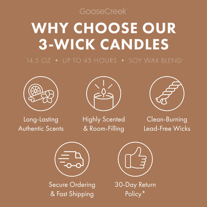 Earl Grey Tea 3-Wick Candle