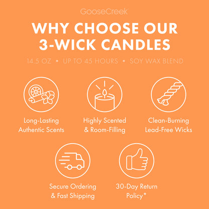 Farmstand Melon 3-Wick Candle
