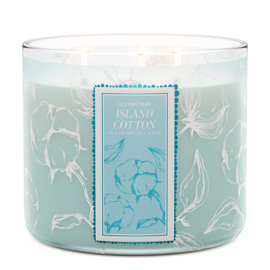 Island Cotton 3-Wick Candle