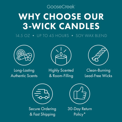 Misty Cottage Mornings 3-Wick Candle