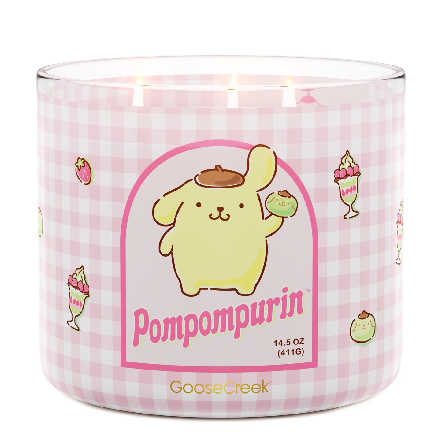 Pom Pom Purin Hello Kitty 3-Wick Candle