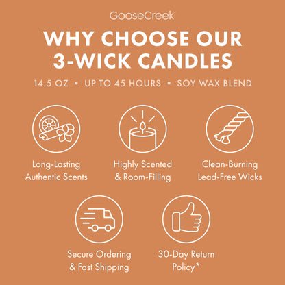 Sand Castles 3-Wick Candle
