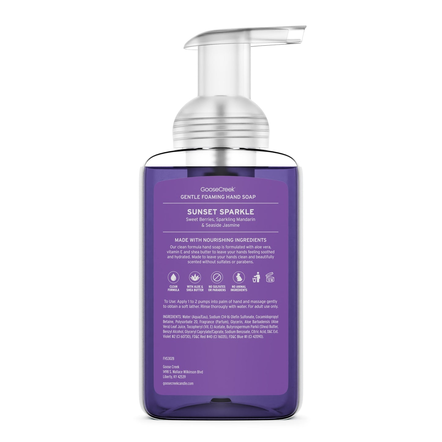 Sunset Sparkle Lush Foaming Hand Soap