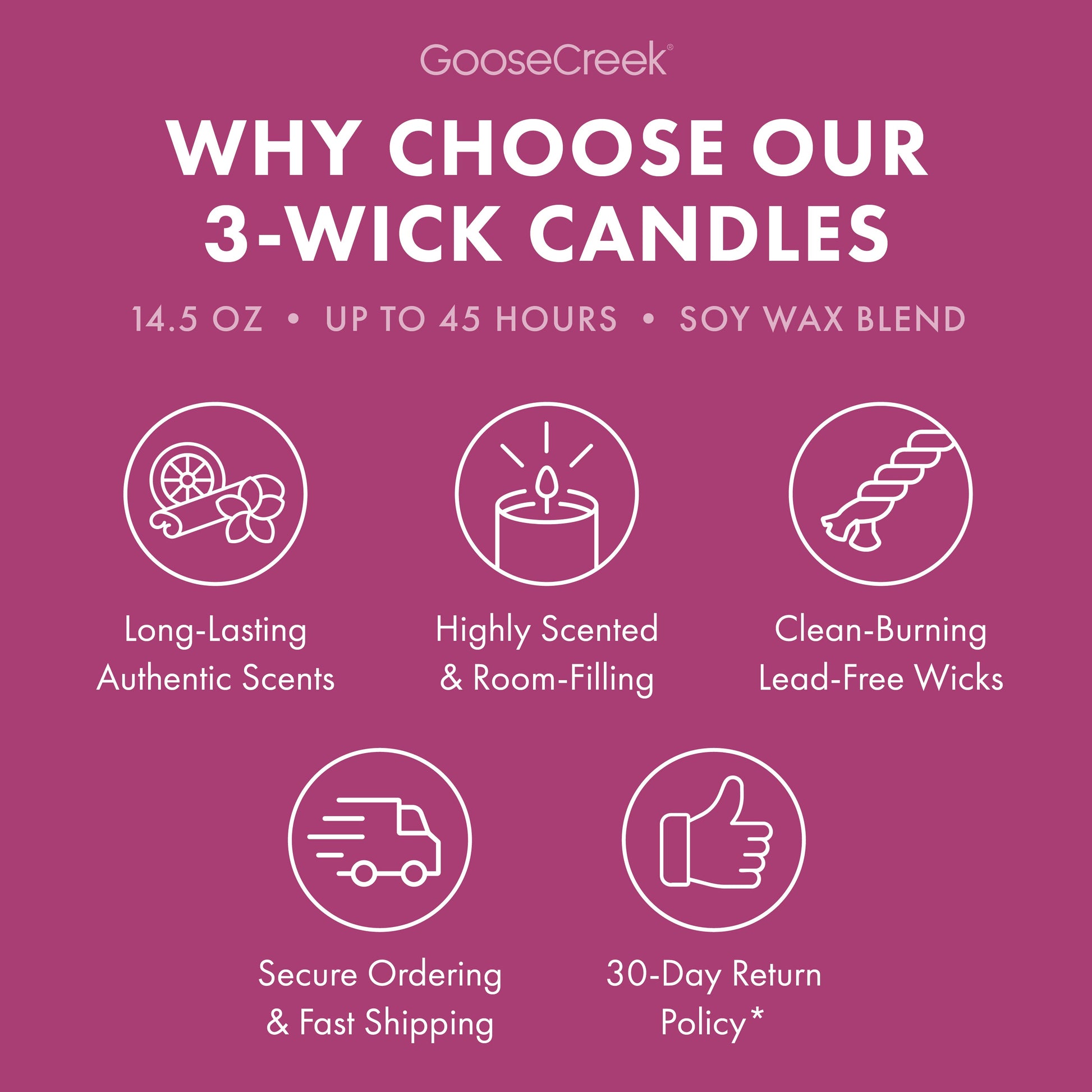 Tuscan Vineyard 3-Wick Candle