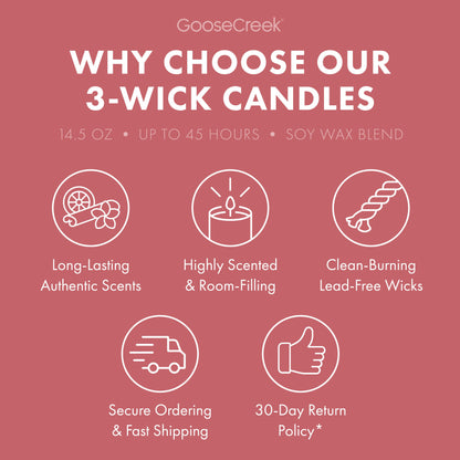 Watermelon Lemonade Odor Eliminating 3-Wick Candle
