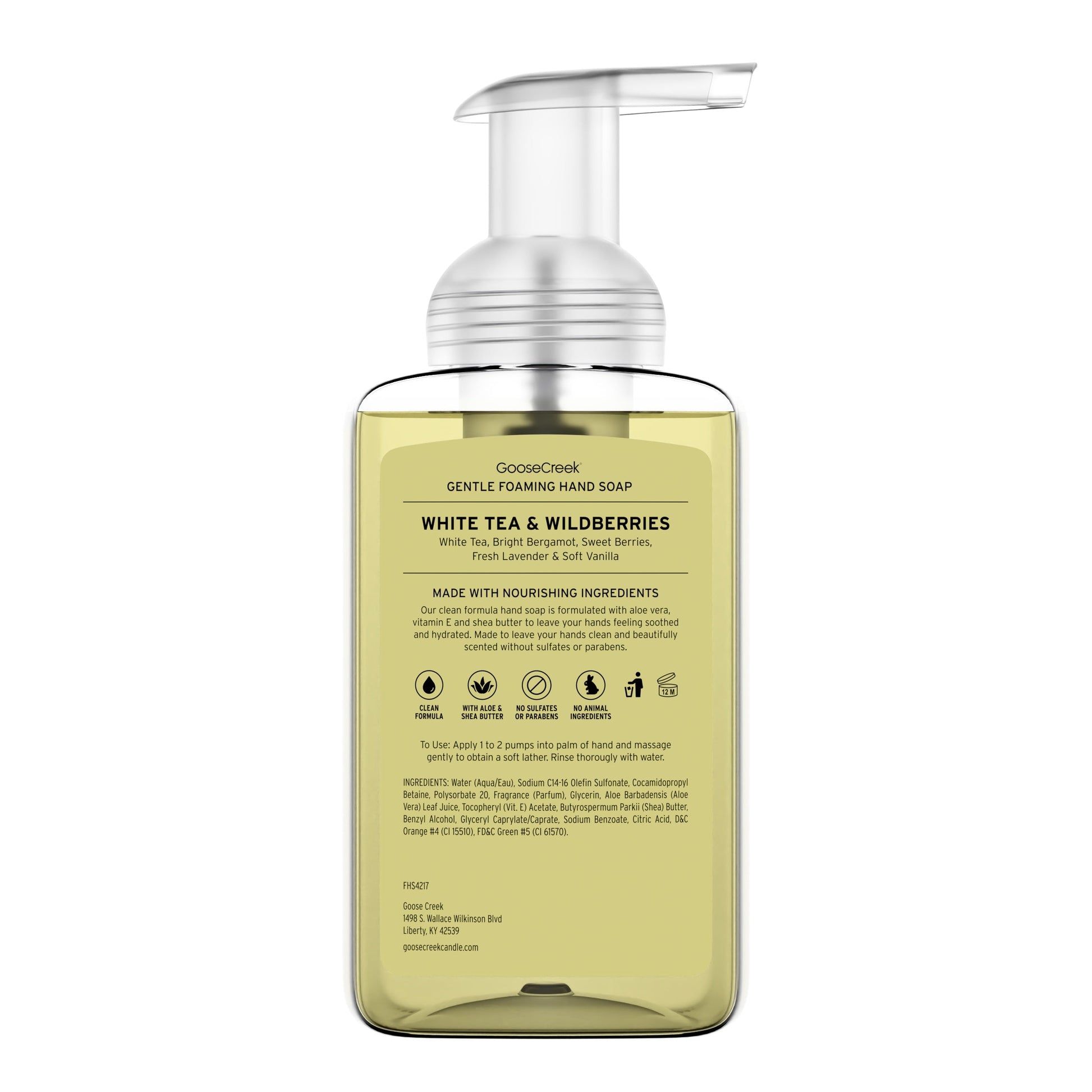 White Tea & Wildberries Lush Foaming Hand Soap